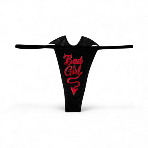 Bad Girl Bat Wing Thong
