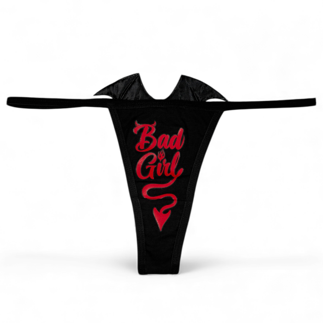 Bad Girl Bat Wing Thong