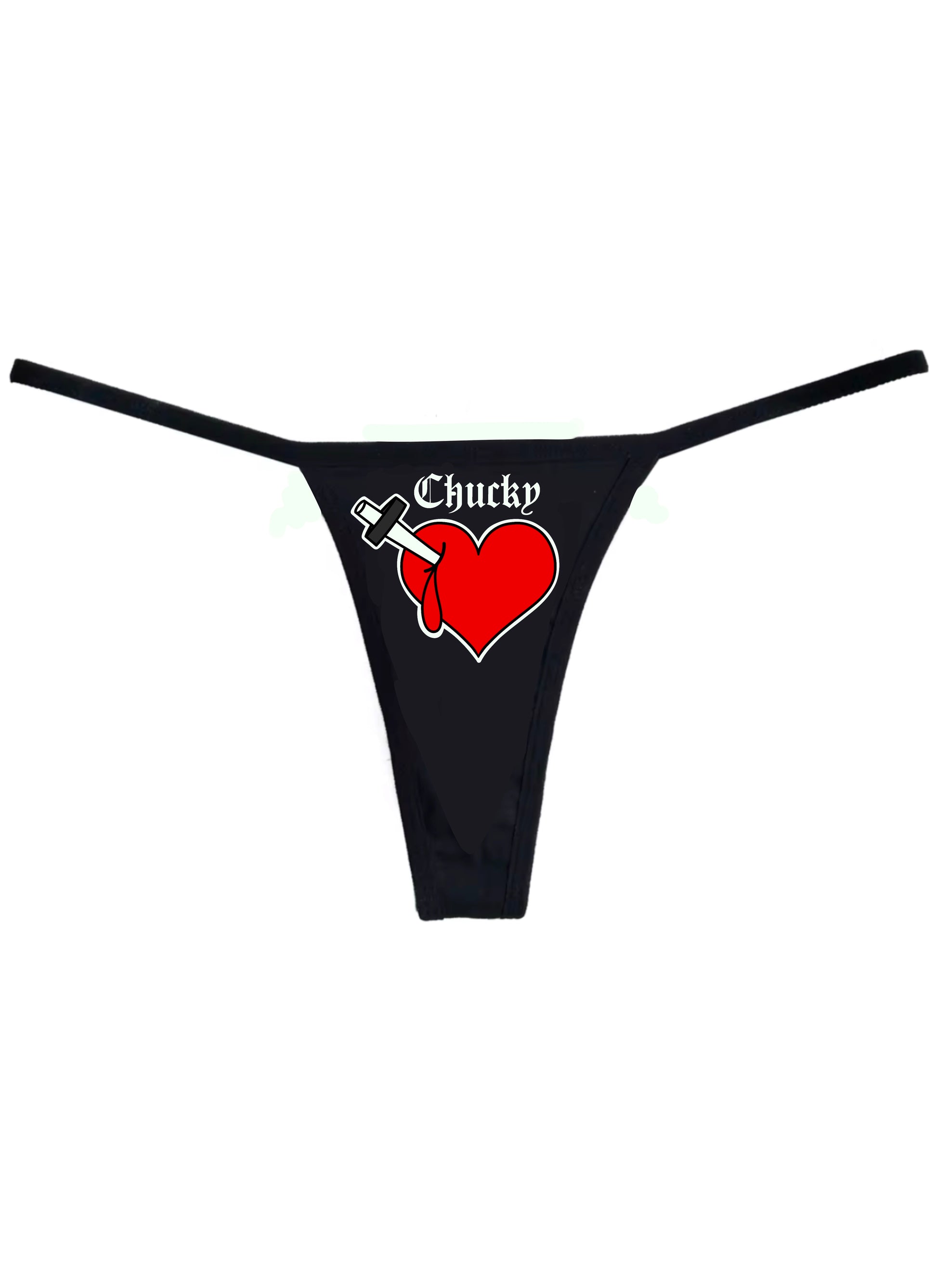 Heart Tattoo Thong