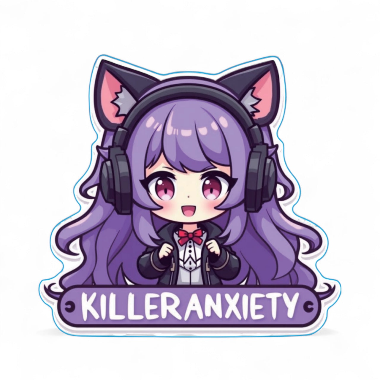 KA Anime Girl Sticker