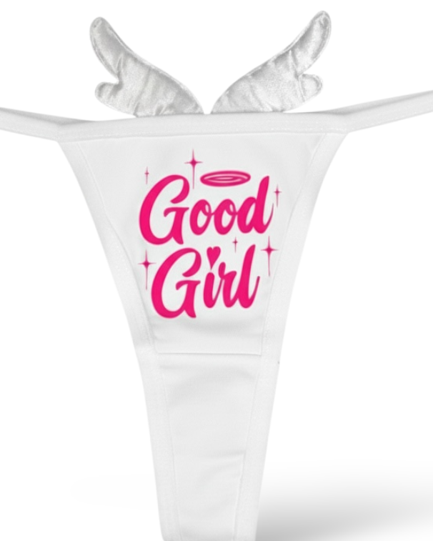 Good Girl Angel Wing Thong