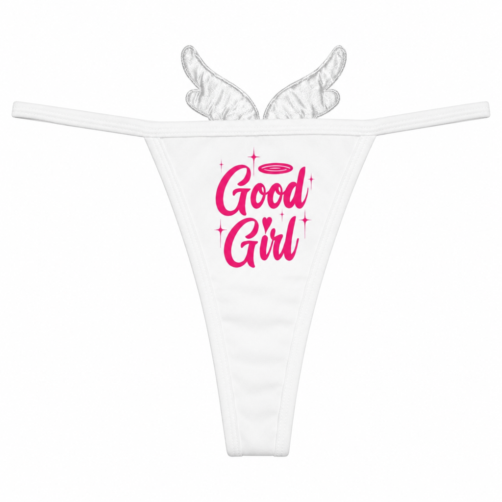 Good Girl Angel Wing Thong