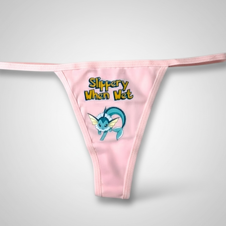 Slippery When Wet Thong