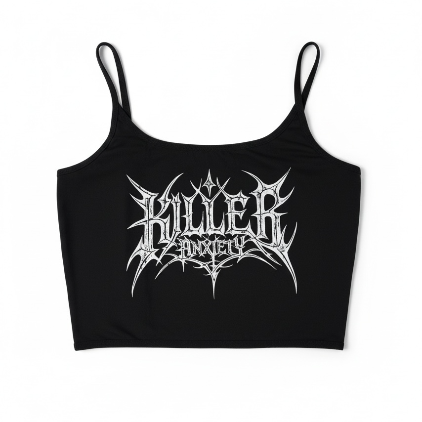 Killer Anxiety Crop Top