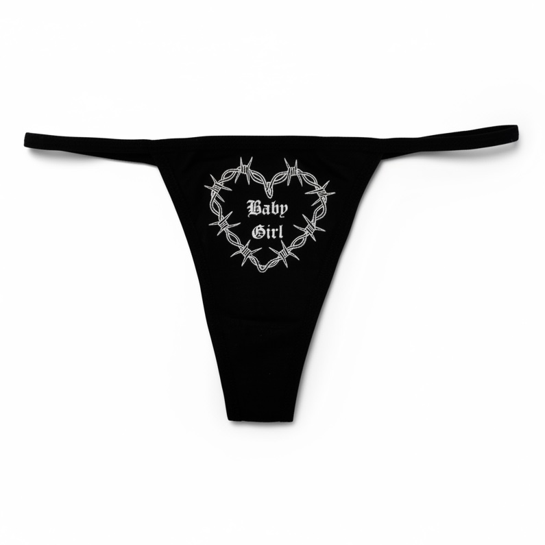Barb Wire Baby Girl G String Panty
