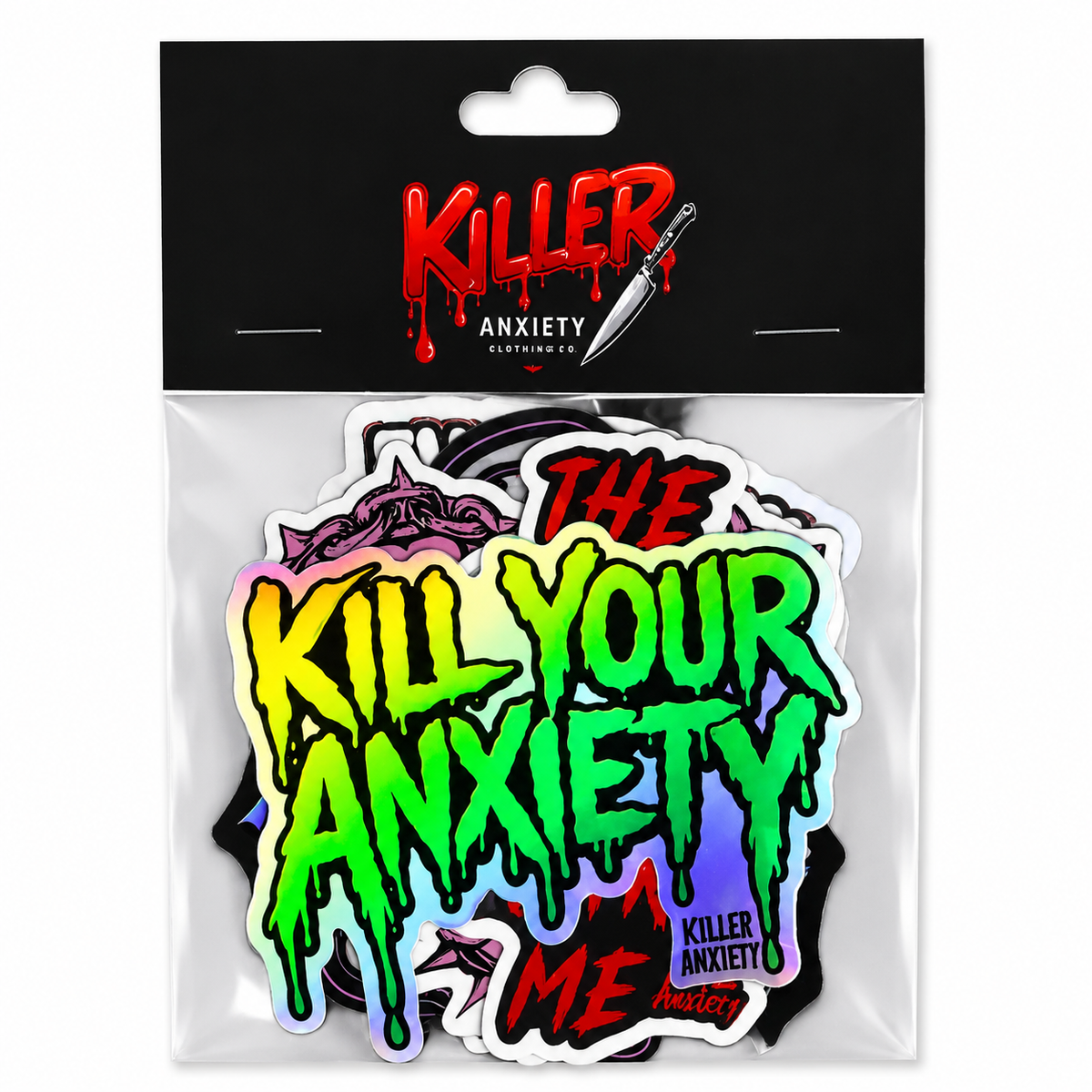 Killer Anxiety Sticker Pack