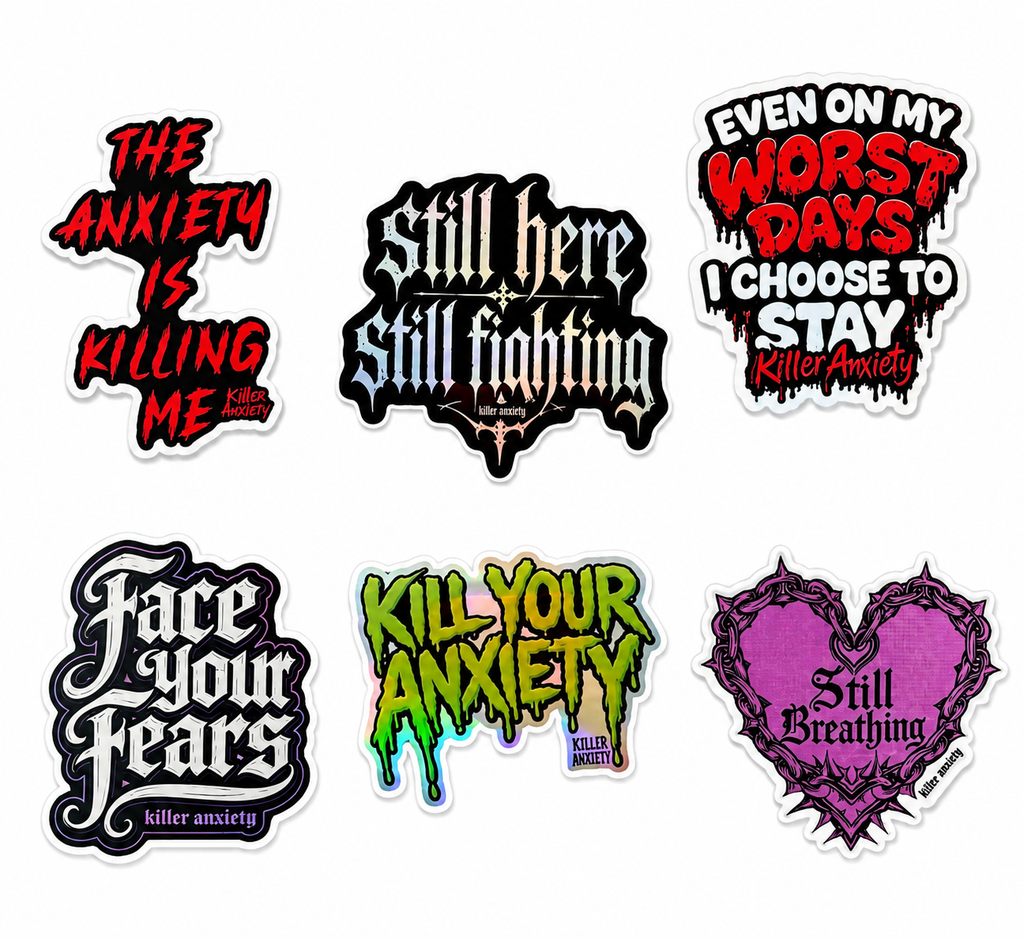 Killer Anxiety Sticker Pack