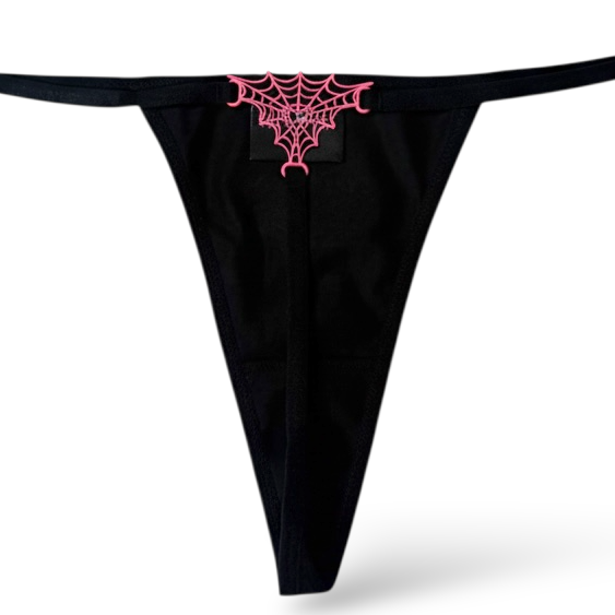 Pink Spider Thong
