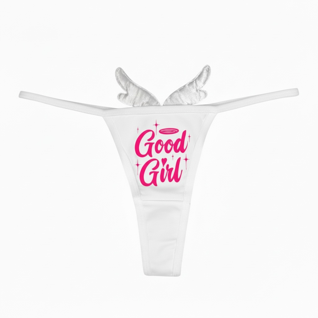 Good Girl Angel Wing Thong