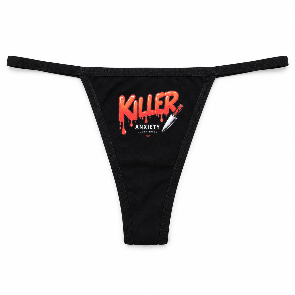 Killer Anxiety Logo Thong