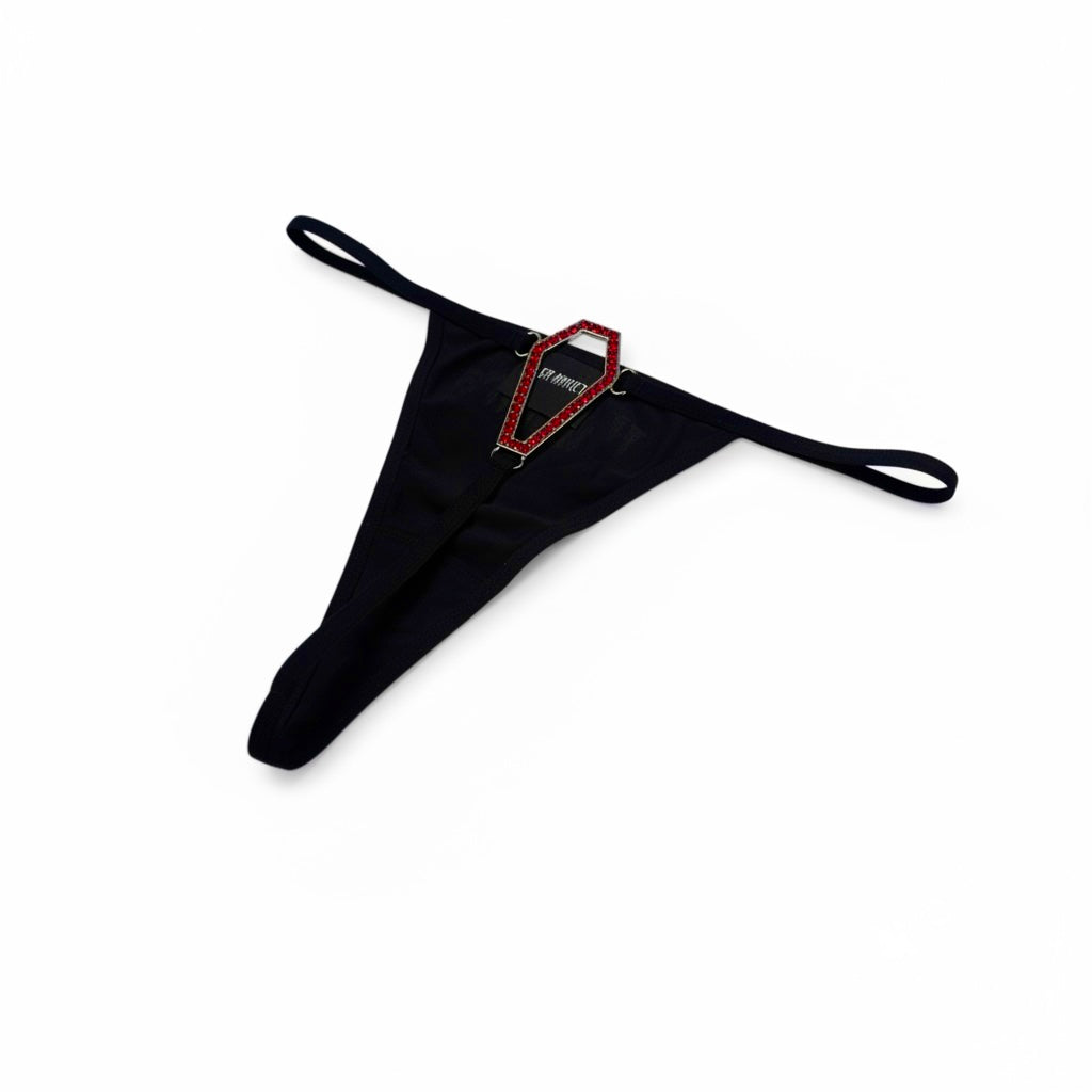 Vampira Rhinestone Thong