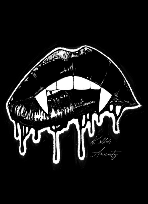 Biting Lip Sticker