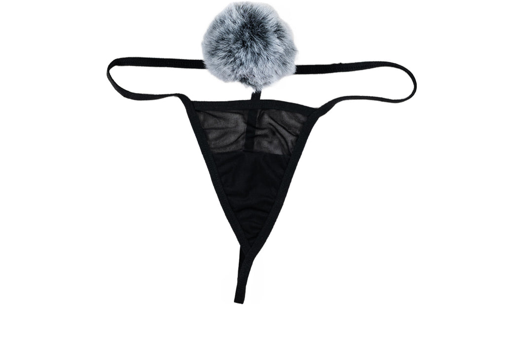 Cotton Tail Mesh G String