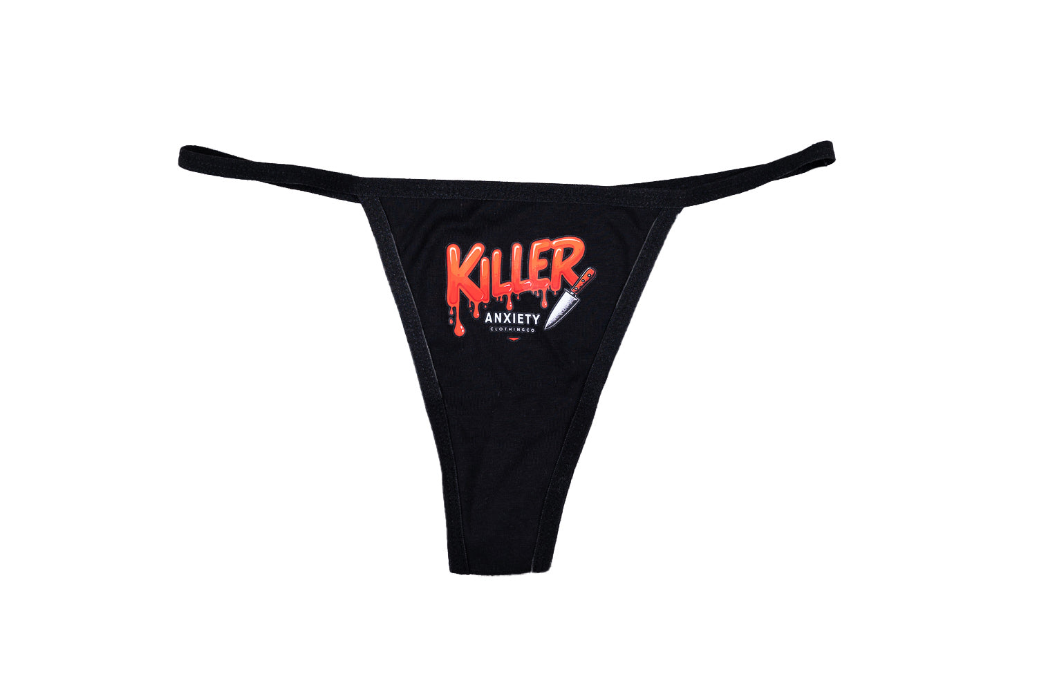 Killer Anxiety Logo Thong
